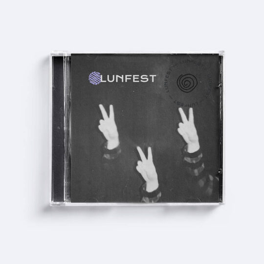 A cd cover with three hands making the peace sign.
